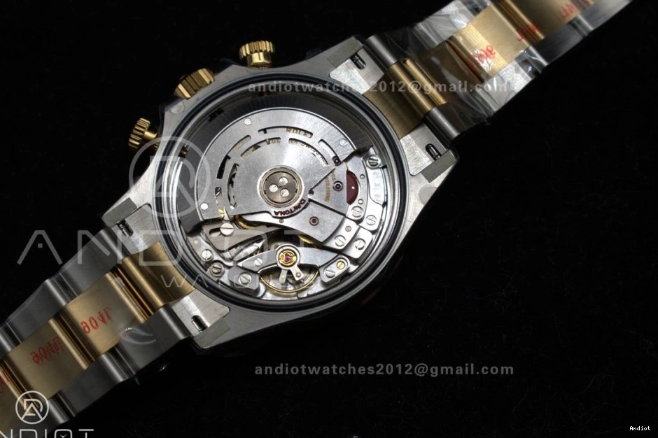 Bracelet Best V2 Daytona SS Clean 1:1 YG Edition Arabic Markers White on Dial 116503 SA4130 1110